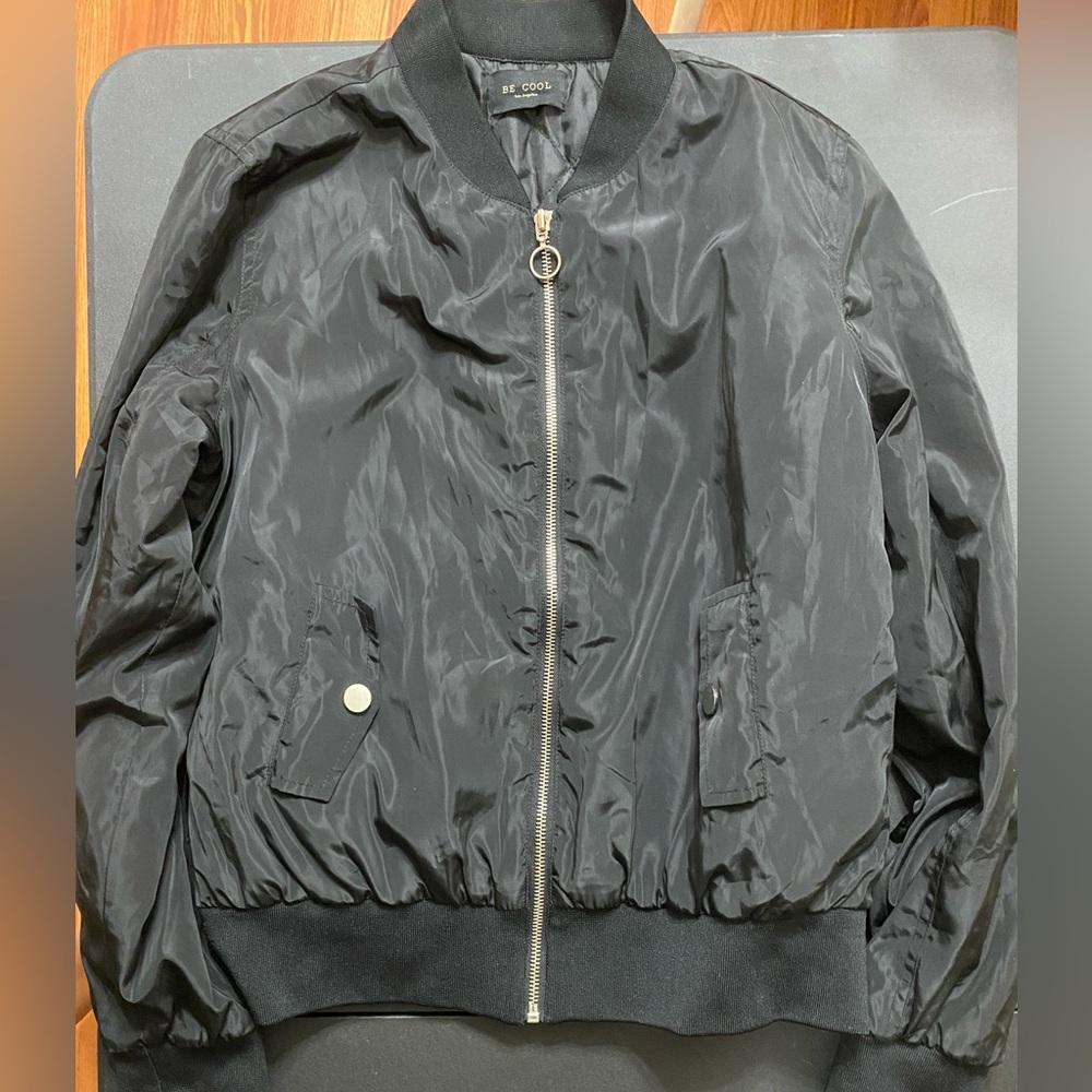 BE COOL Black Bomber Jacket